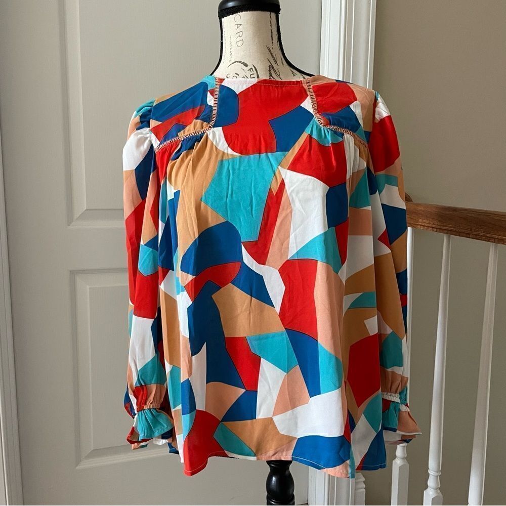 Geometric Blouse 